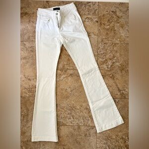 Banana Republic White Wide Leg Jeans